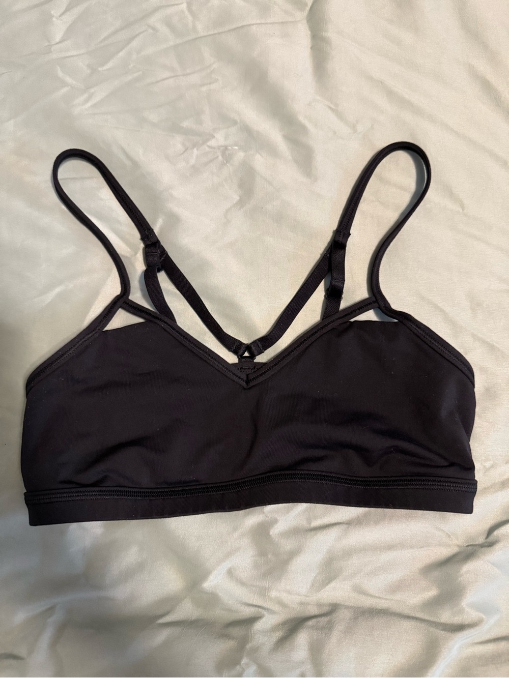 lululemon athletica Black Strappy Light-Support Bralette